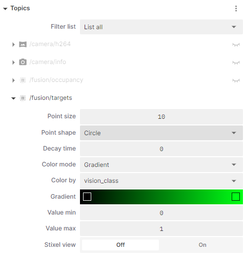 Fusion Settings