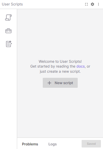 User Scripts